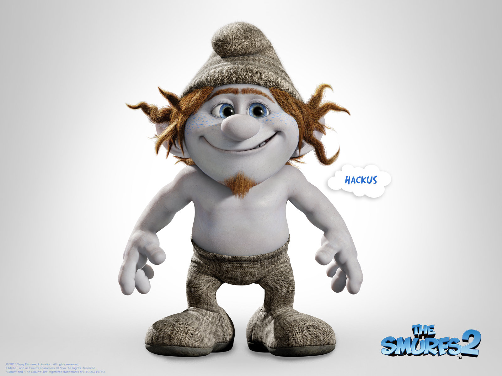 蓝精灵2 the smurfs 2可爱角色高清桌面壁纸