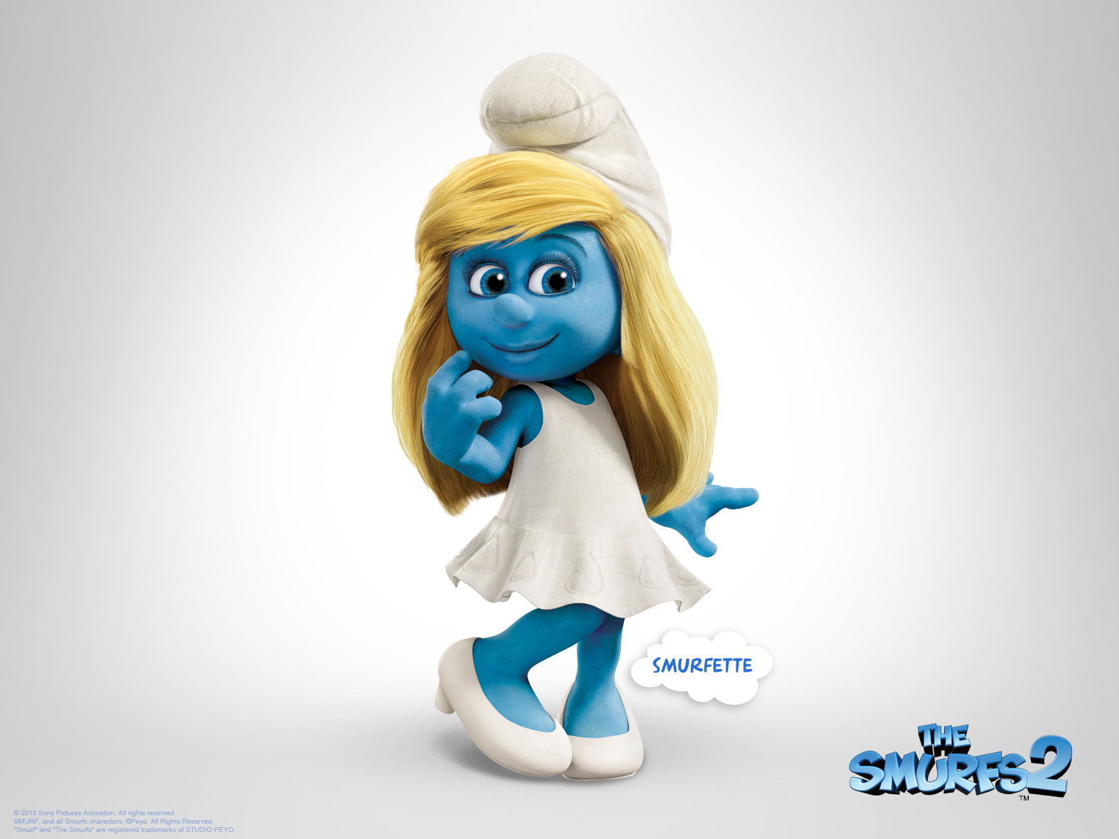 蓝精灵2 the smurfs 2可爱角色高清桌面壁纸