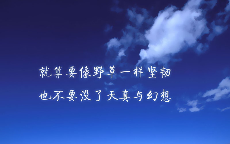 励志文字简约宽屏壁纸第二辑【高清|大全|图片】-电脑图片