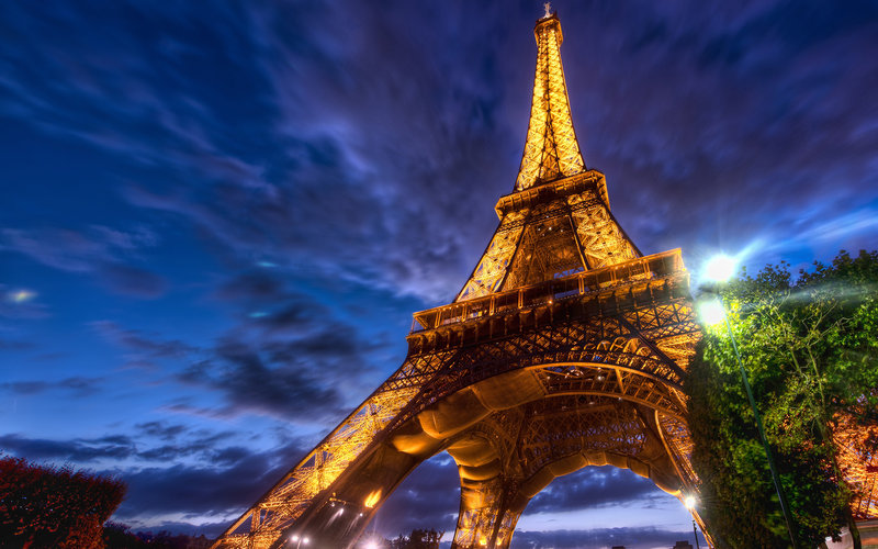 【法国巴黎夜景图片壁纸第二辑】高清桌面壁纸