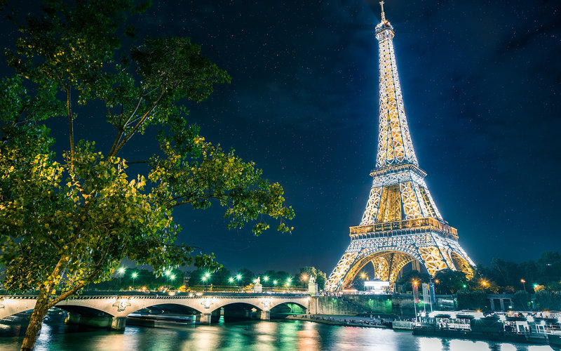 【法国巴黎夜景图片壁纸第二辑】高清桌面壁纸