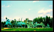 内蒙古海拉尔成吉思汗广场雕塑