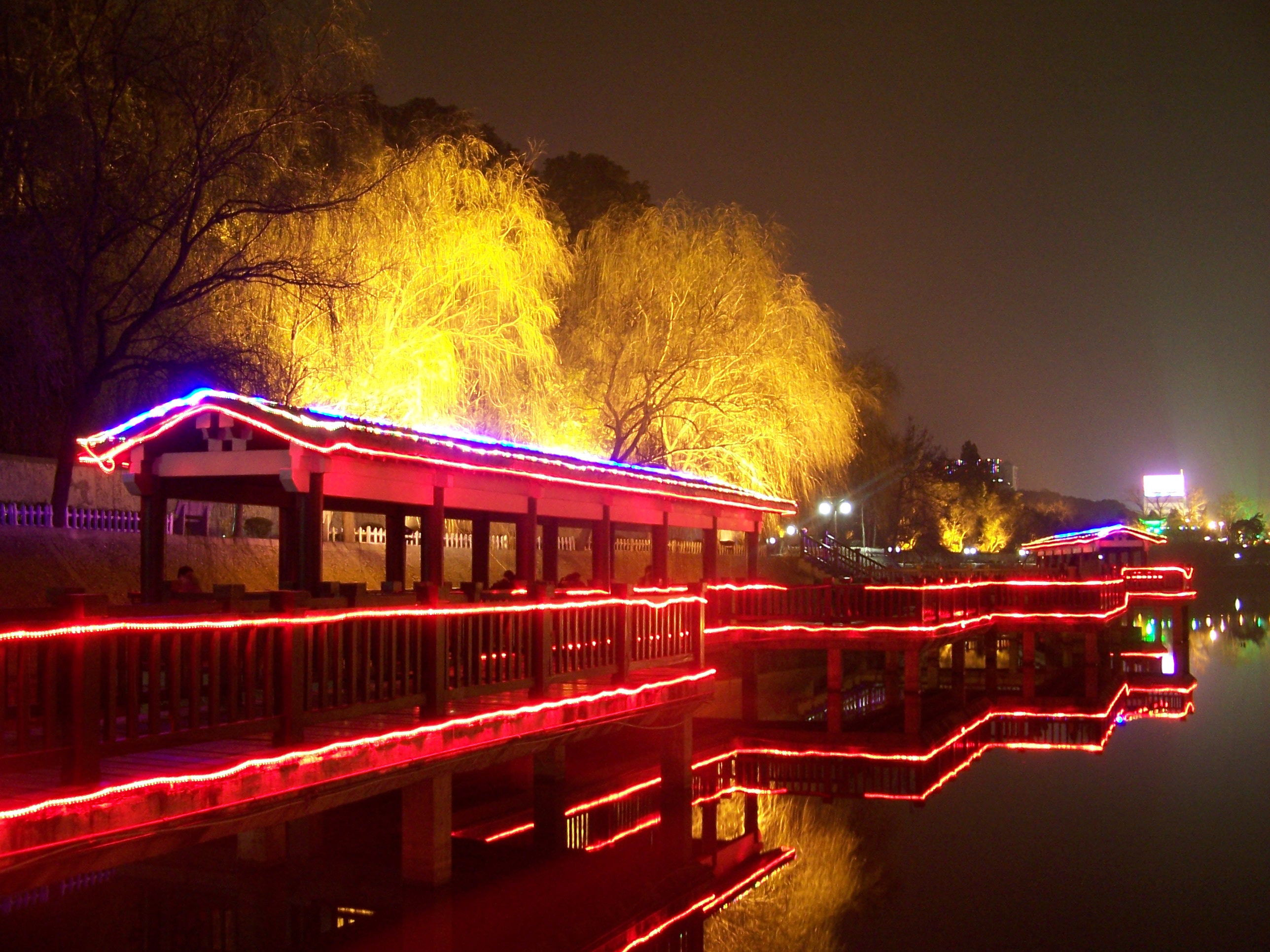 南宁南湖夜景图片图片