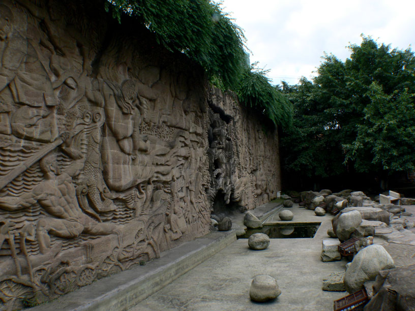 德阳石刻艺术墙(三)