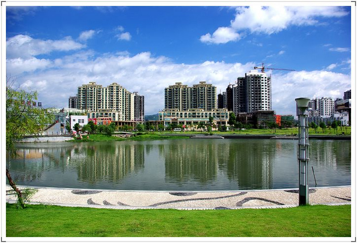 灵溪水景公园图片图片