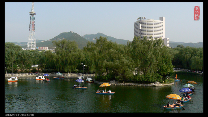 五一放假拍泉城公園