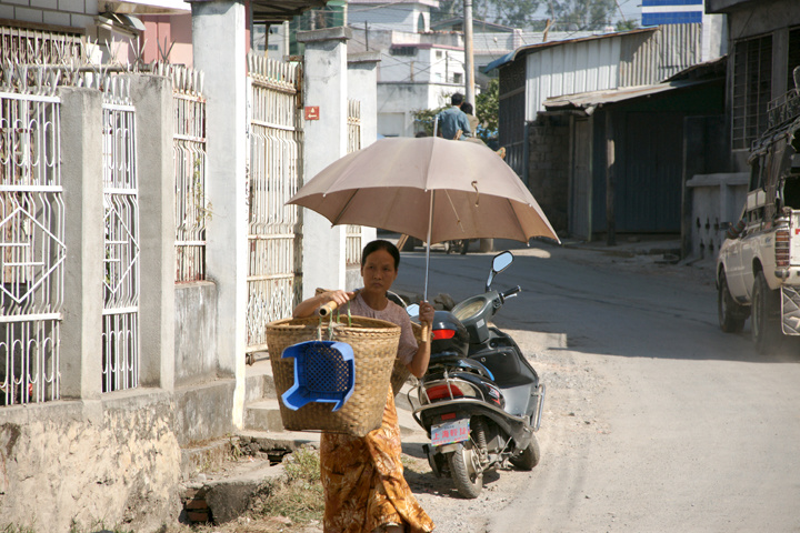 缅甸木姐图片图片