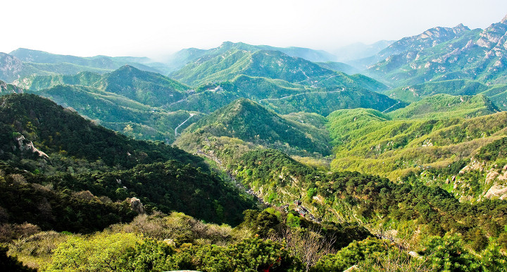 泰山全景图360°实景图图片