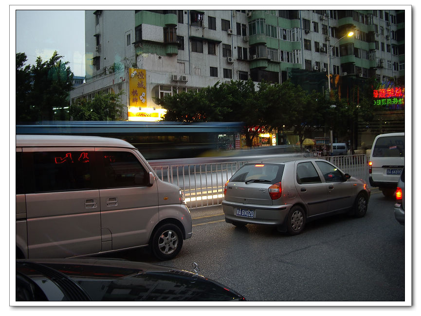 下班回家車上隨拍