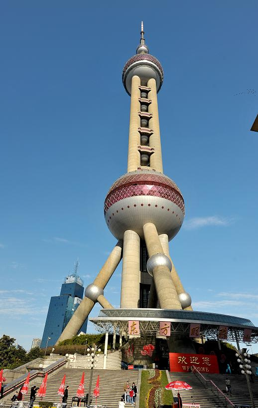 上海东方明珠 真实图片