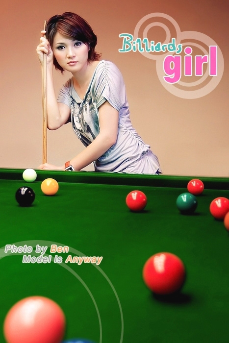 Billiards girl