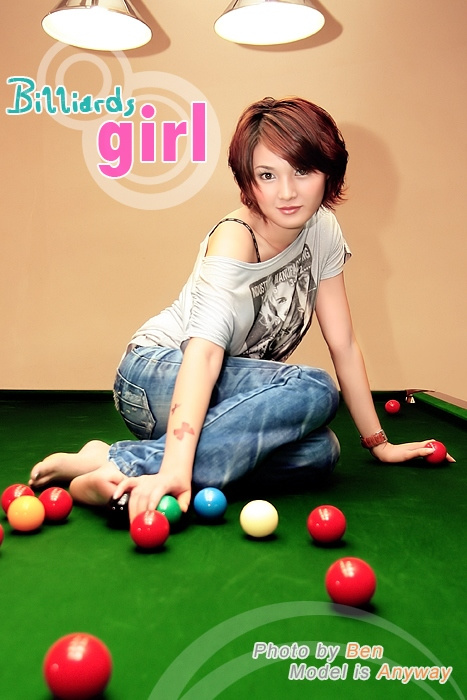 Billiards girl
