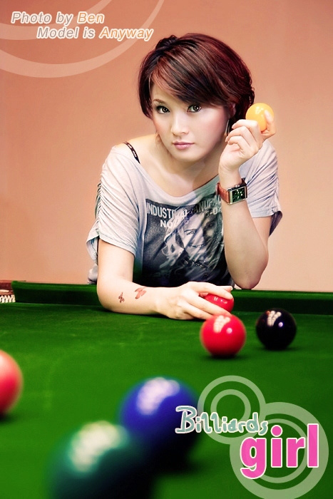 Billiards girl
