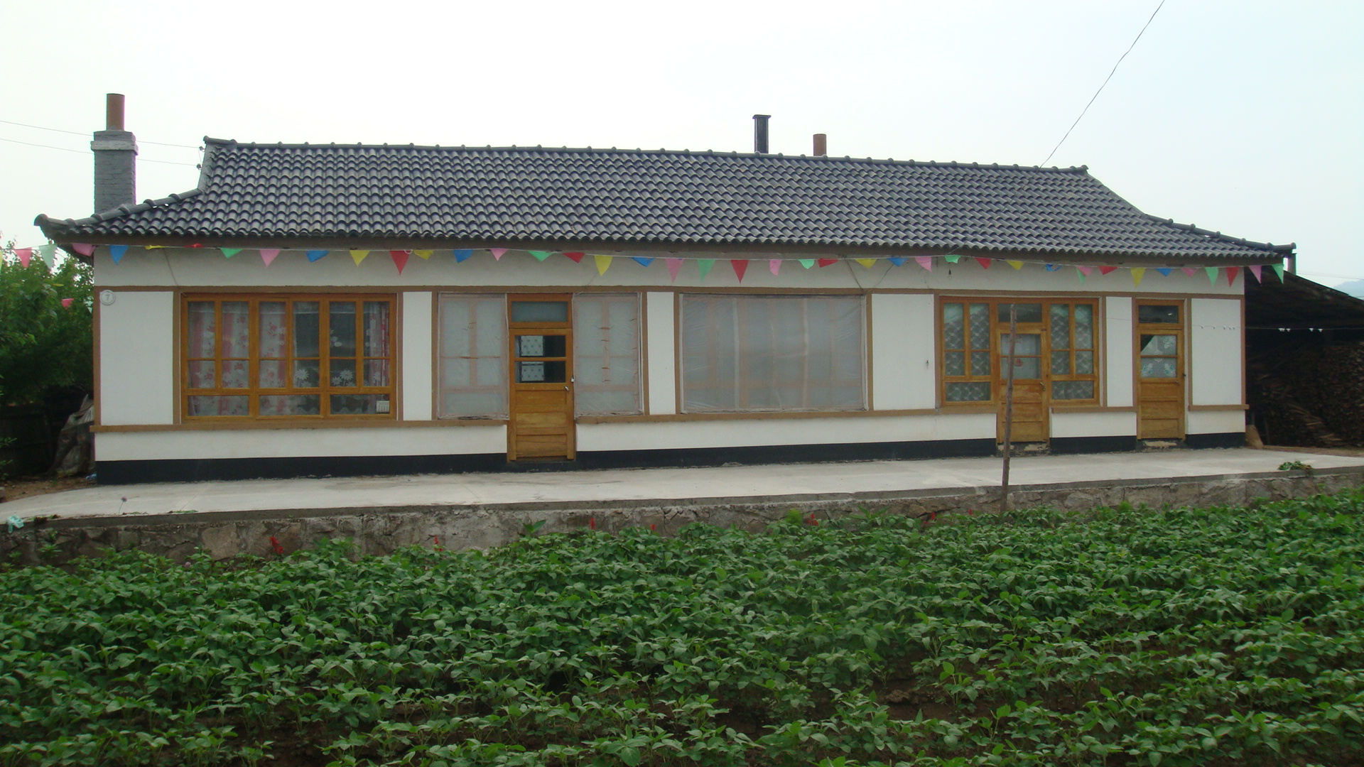 朝鲜房子图片