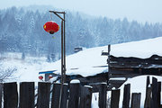 雪乡雪与红灯笼