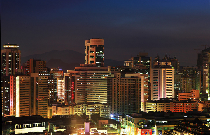 【城市夜景摄影图片】深圳市民中心风光摄影_边蜂_太平洋电脑网摄影