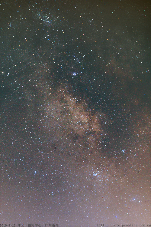 城市夜晚星空图片真实图片