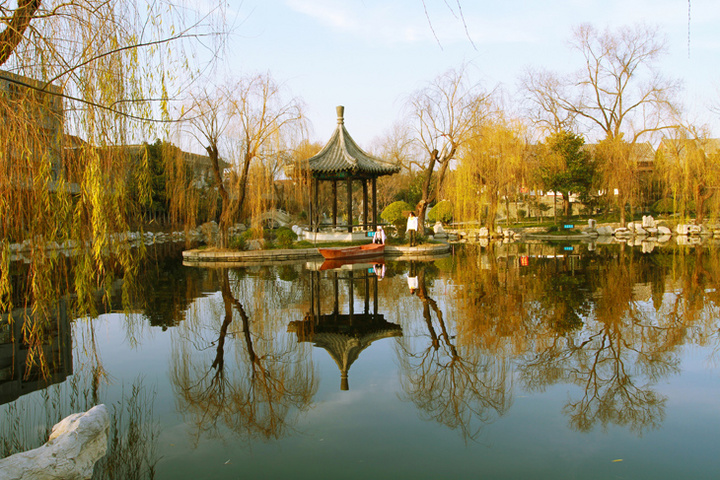 中国园林洗笔池图片