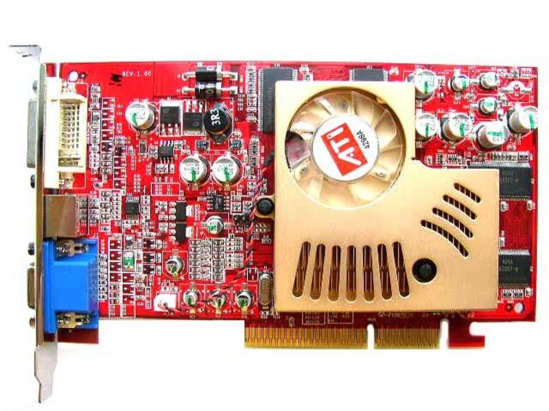 ATI R9550 实用版正面