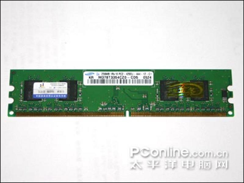 三星金条 SEC400D2U3(256M/DDR2 400) 主图