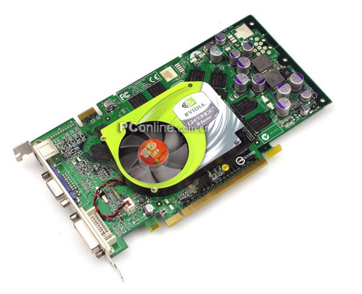 富彩6800 16X PCI-E 正面
