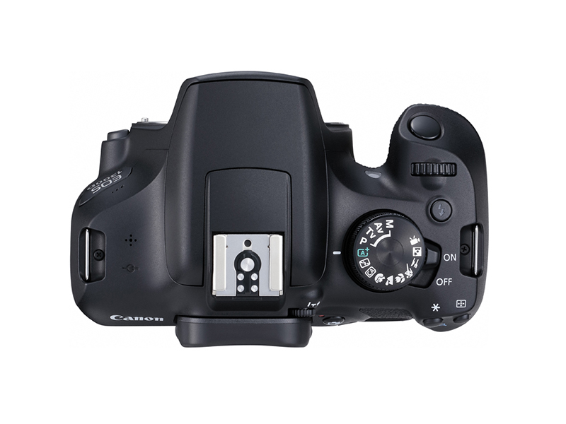佳能 EOS 1300D（EF-S 18-55mm f/3.5-5.6 IS II&EF-S 55-250mm f/4-5.6 IS II） 单反双镜头套机俯视