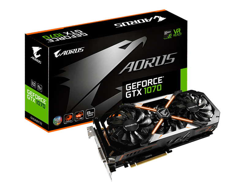 技嘉AORUS GeForce GTX 1070 8G (rev. 1.0)