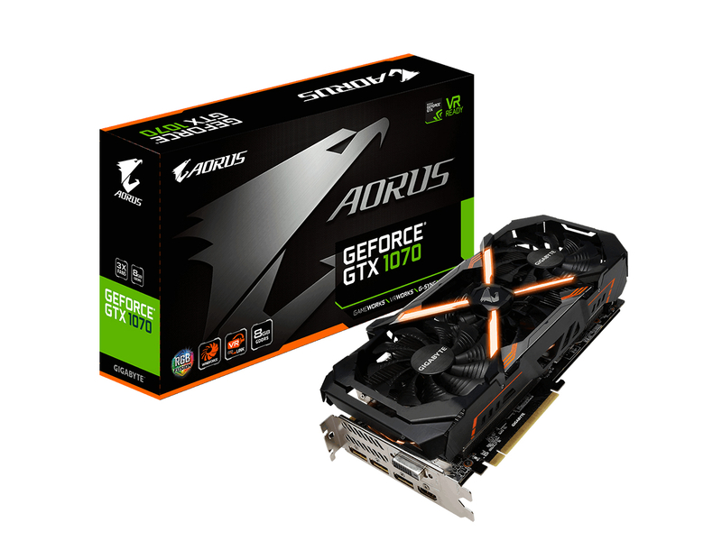 技嘉AORUS GeForce GTX 1070 8G (rev. 2.0)