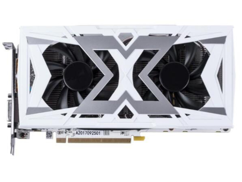 迪兰RX 580 8G X-Serial 18周年纪念款  正面