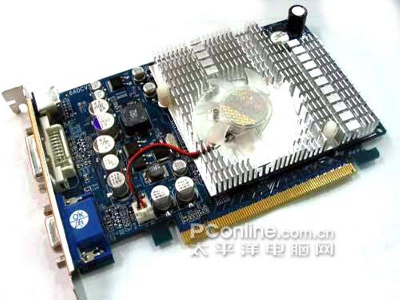 影驰GeForce 6600 128M/64bit 正面