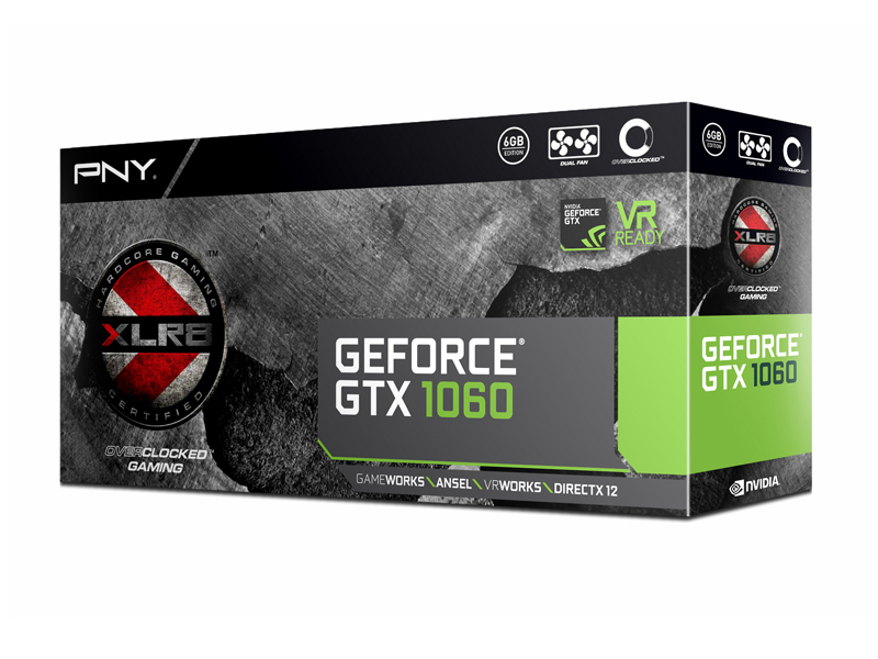 PNY GeForce GTX 1060 6GB XLR8 GAMING OC