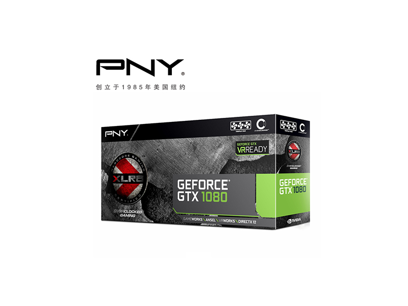 PNY GTX1080 8GB XLR8 GAMING超频显卡