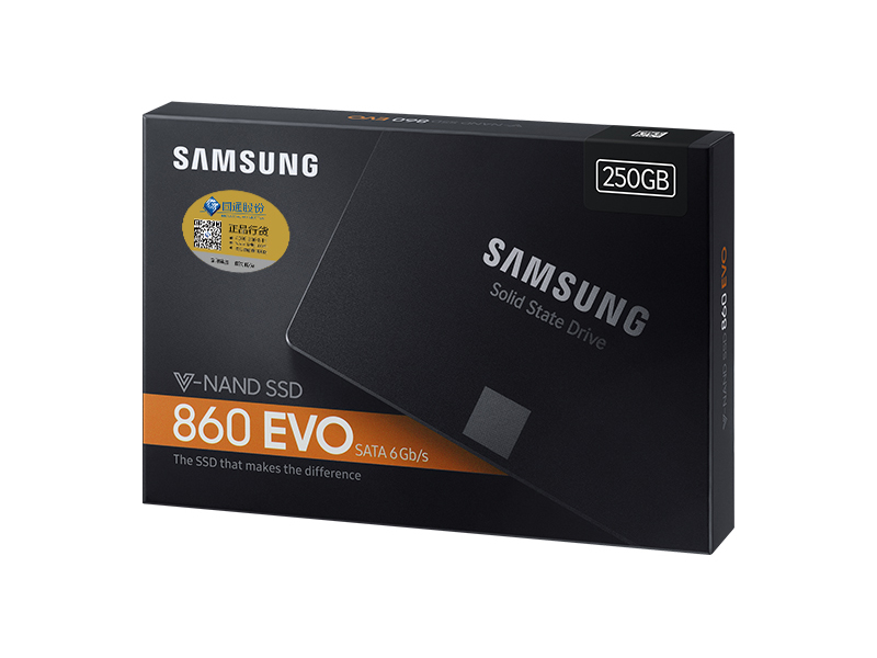 三星860 EVO 250GB SATA SSD效果图