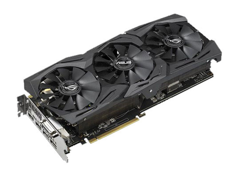 华硕ROG STRIX-GTX 1070Ti-A8G-GAMING45度正面