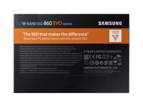 三星860 EVO 500GB M.2 SSD