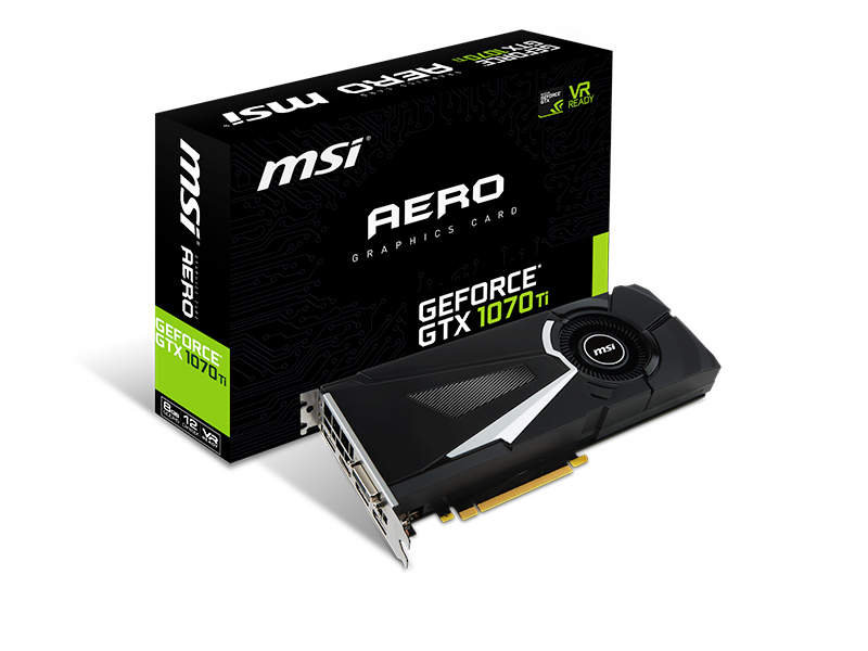 微星GTX 1070 Ti  AERO 8G