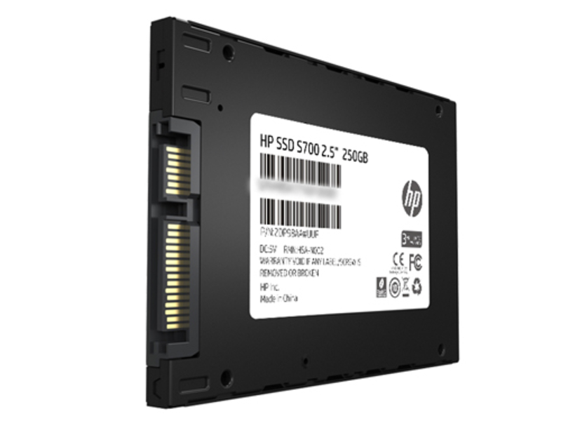 惠普S700 250GB SATA3 SSD 正面