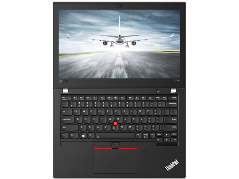 联想ThinkPad X280(酷睿i5-8250U/8GB/256GB)俯视