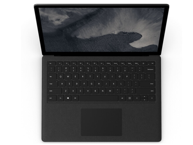 微软Surface Laptop 2(酷睿i7-8650U/16GB/512GB)俯视