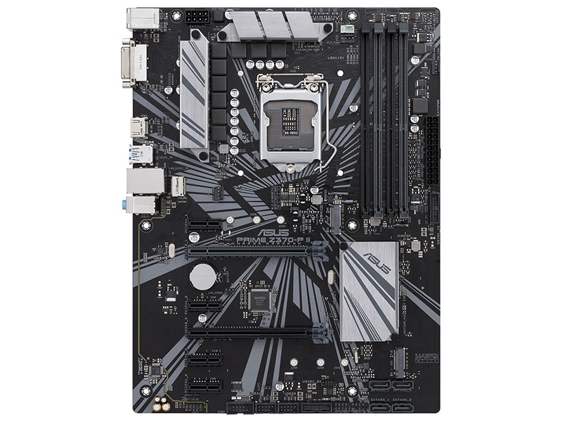 华硕PRIME Z370-P II 正面