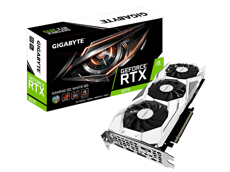 技嘉GeForce RTX 2070 GAMING OC WHITE 8G