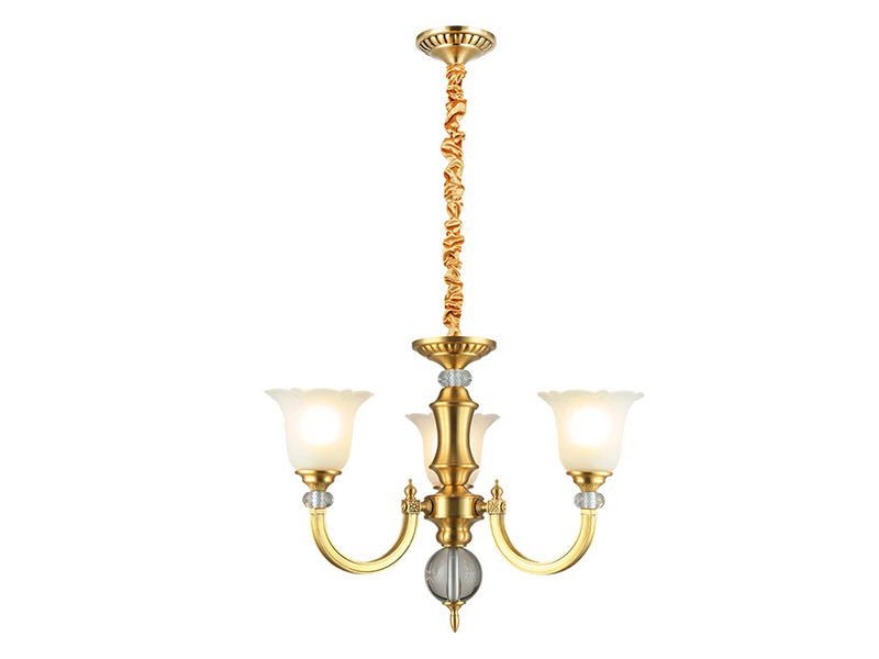 雷士照明全铜欧美风格吊灯宴席系列 3头款 外观