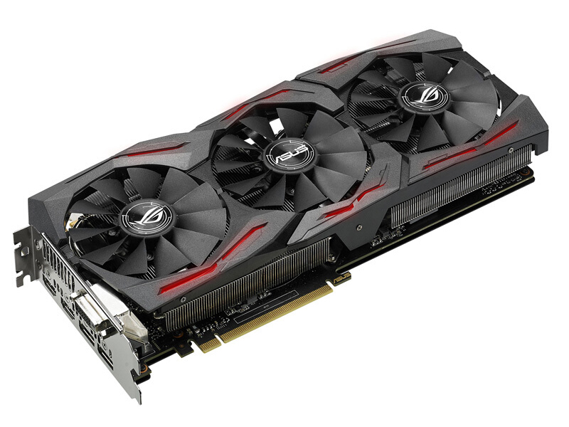 华硕ROG Strix RX 590 Gaming 正面