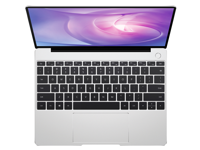 华为MateBook 13(酷睿i5-8265U/8GB/256GB/MX150)俯视