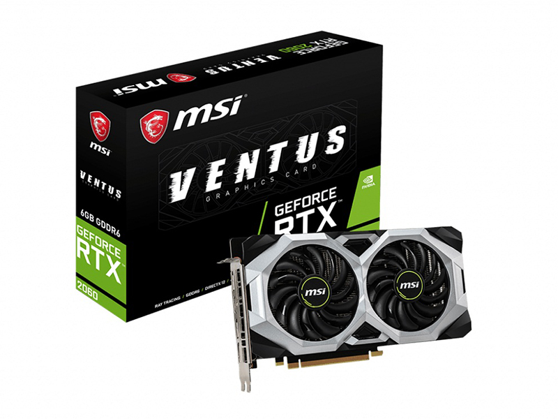 微星GeForce RTX 2060 VENTUS 6G