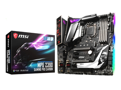 微星MPG Z390 GAMING PRO CARBON 暗黑板主板+Intel i7-9700K板U套装 