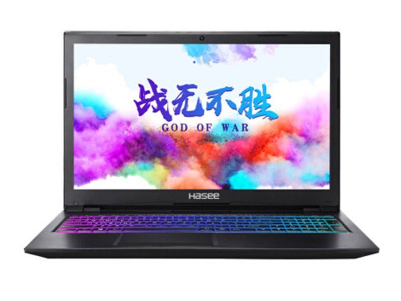 神舟战神K680E-G6A5(酷睿i5-9400/8GB/512GB/GTX1050Ti)前视