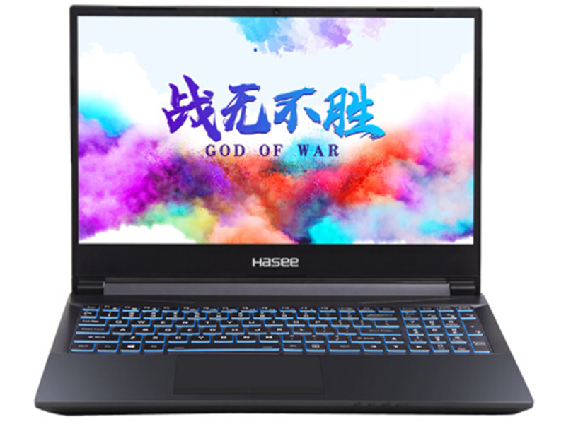 神舟战神Z8-CT7NA(酷睿i7-9750H/8GB/512GB/RTX2060) 前视