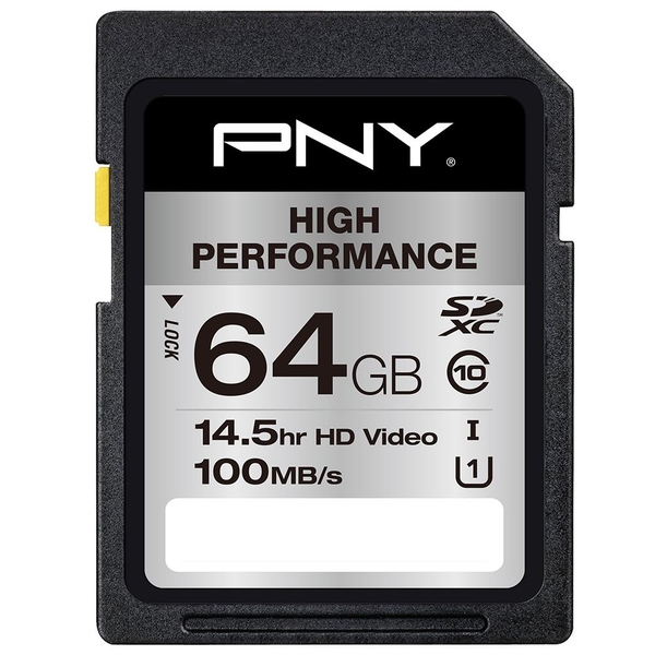 PNY High Performance U1 SDHC存储卡 64GB 图1