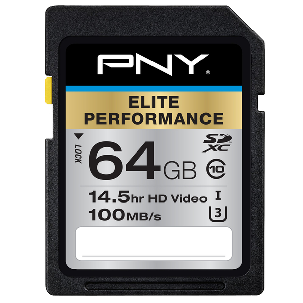 PNY Elite performance U3 SDXC存储卡 64GB 图1